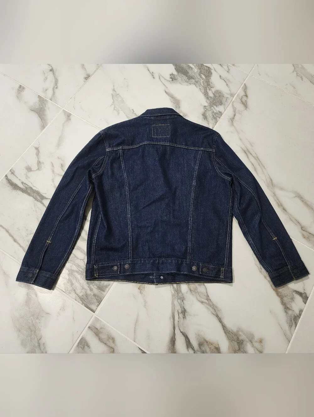 Mens Levi's Indigo Blue Denim Trucker Jacket